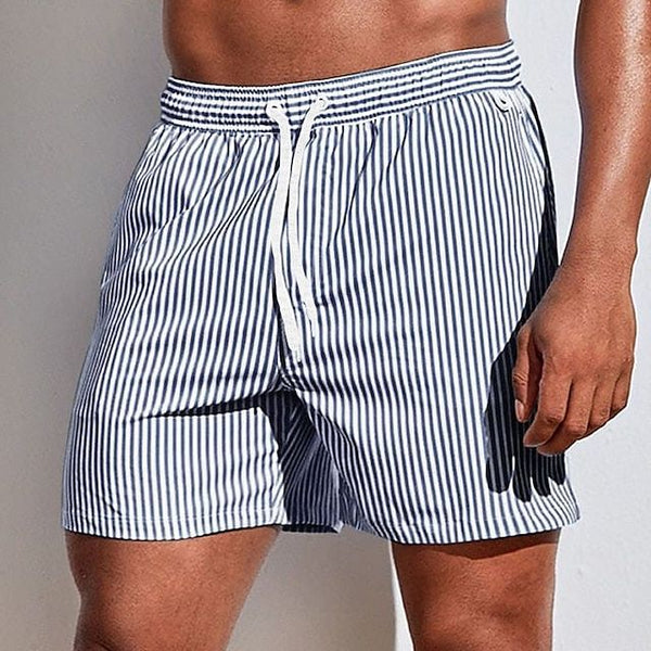 Nazif - Pantalones Cortos De Verano a Rayas