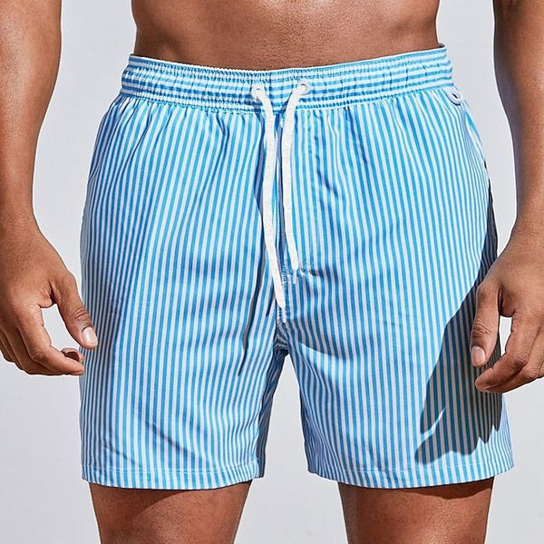Nazif - Pantalones Cortos De Verano a Rayas