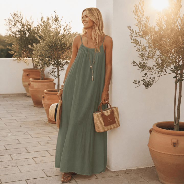 Diandra - Elegante Vestido Largo Sin Espalda