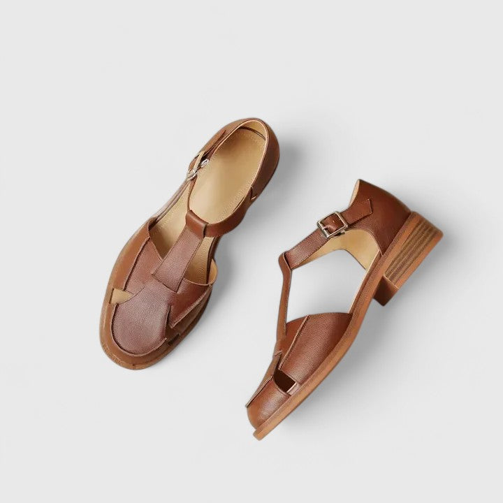 Lusia - Sandalias Elegantes Con Correas Y Hebilla