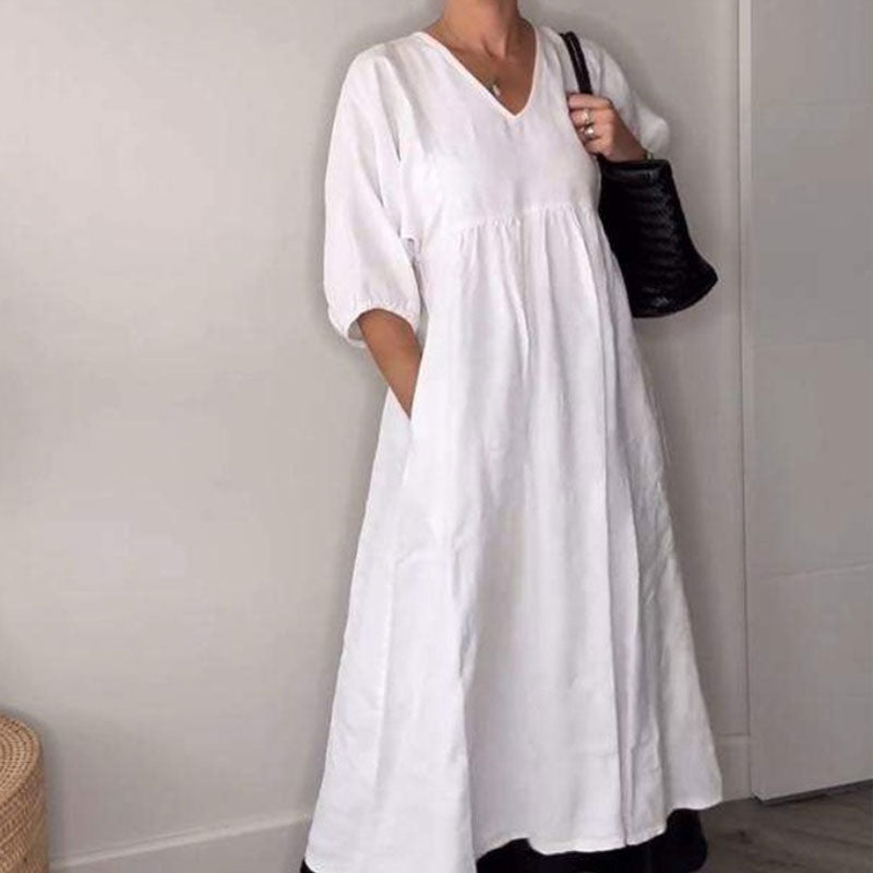 Shantel - Vestido Informal Con Cuello en V
