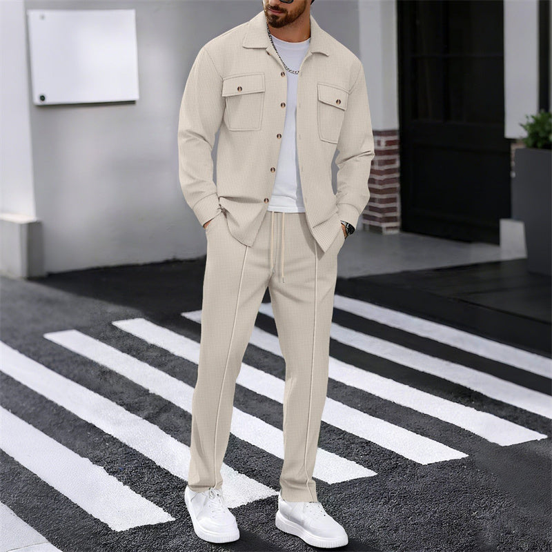 Gustave - Conjunto De Camisa De Manga Larga Y Pantalones