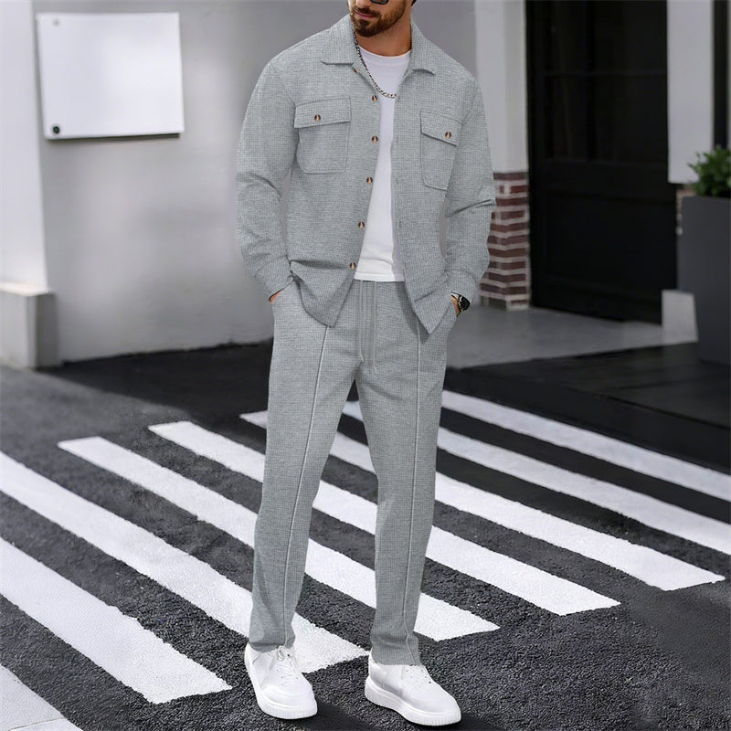 Gustave - Conjunto De Camisa De Manga Larga Y Pantalones