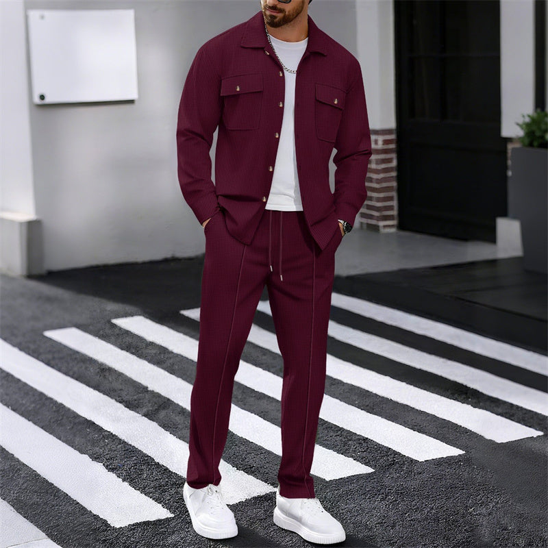 Gustave - Conjunto De Camisa De Manga Larga Y Pantalones
