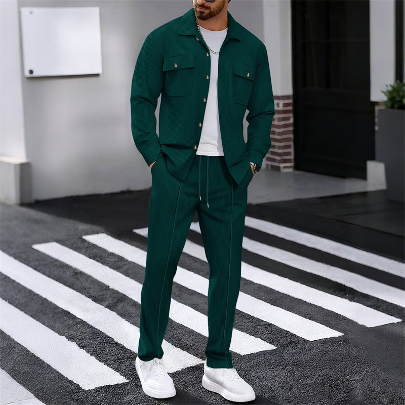 Gustave - Conjunto De Camisa De Manga Larga Y Pantalones