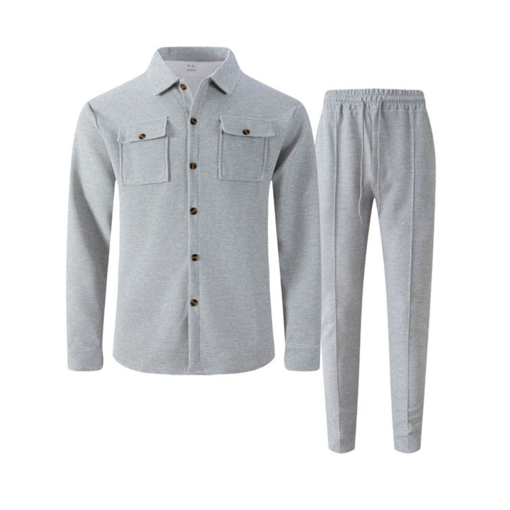 Gustave - Conjunto De Camisa De Manga Larga Y Pantalones
