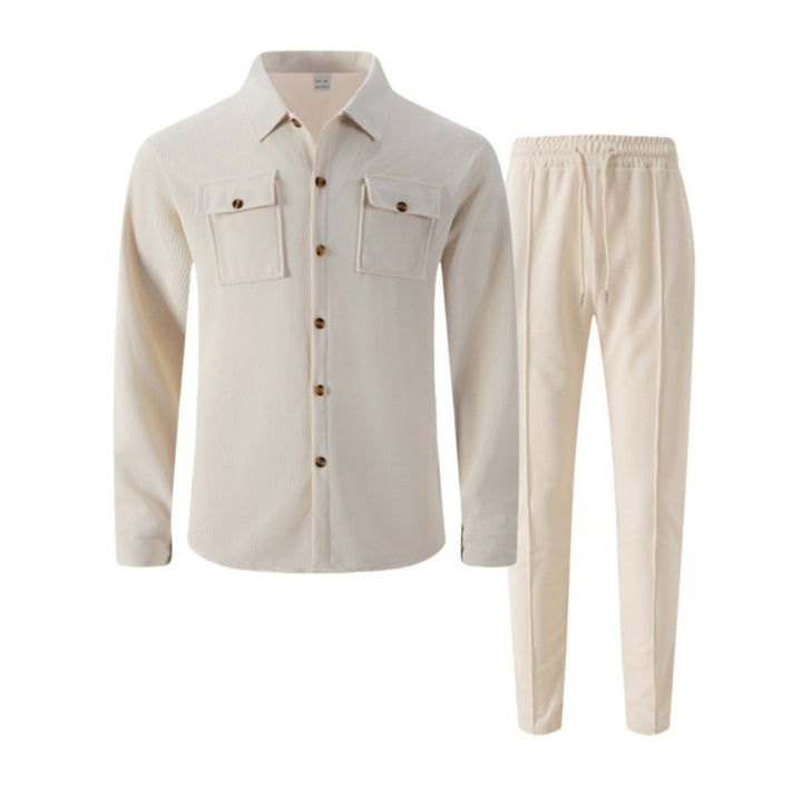 Gustave - Conjunto De Camisa De Manga Larga Y Pantalones