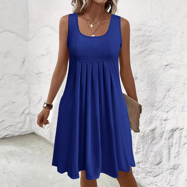 Fiorela - Vestido Midi Sin Mangas