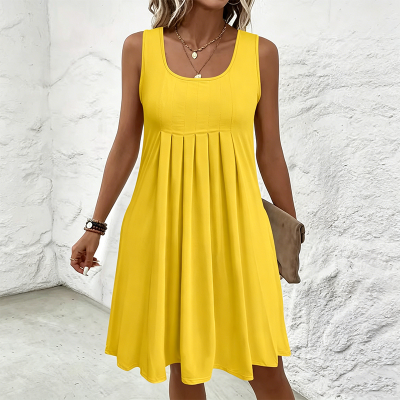 Fiorela - Vestido Midi Sin Mangas