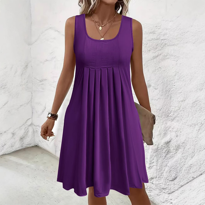 Fiorela - Vestido Midi Sin Mangas