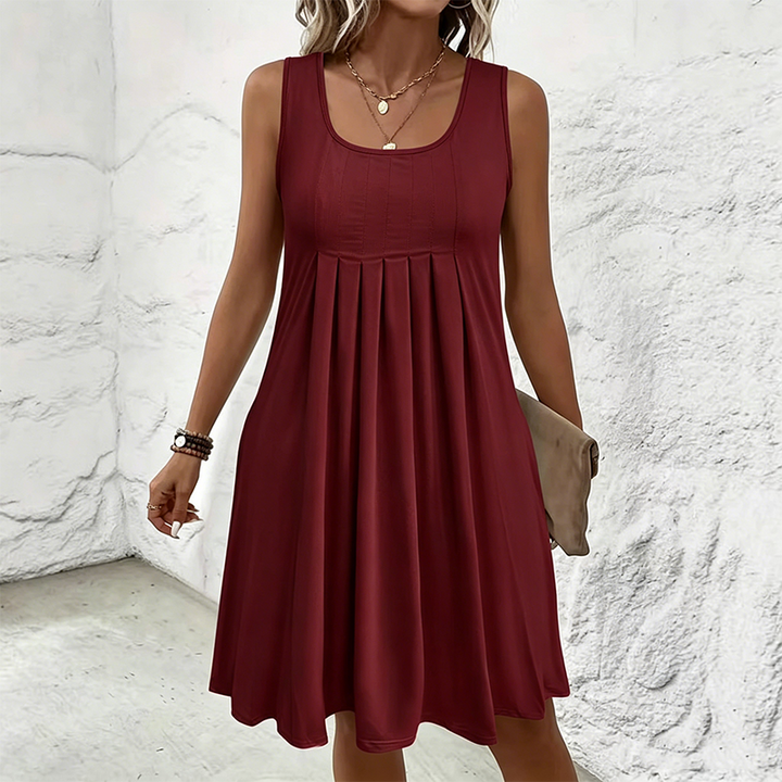 Fiorela - Vestido Midi Sin Mangas
