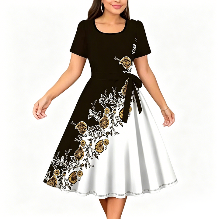Chuckie - Vestido Recto Con Estampado Floral