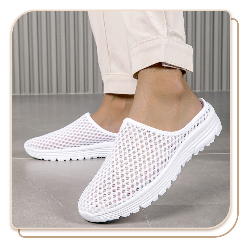 Nesrine - Zapatos Tipo Mule De Malla Transpirable