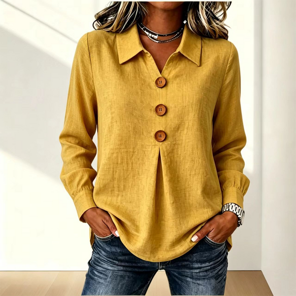Moriah - Blusa Elegante De Manga Larga
