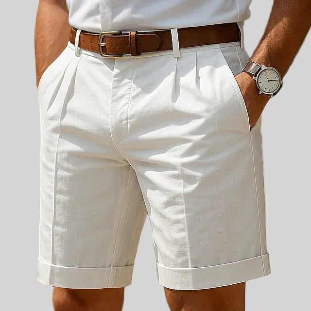 Lucca - Pantalones Cortos De Verano Plisados
