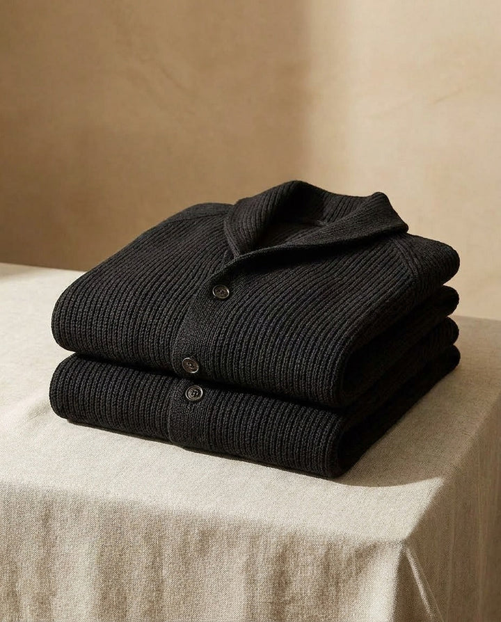Jirri - Rebeca De Punto Con Cuello Chal Y Botones