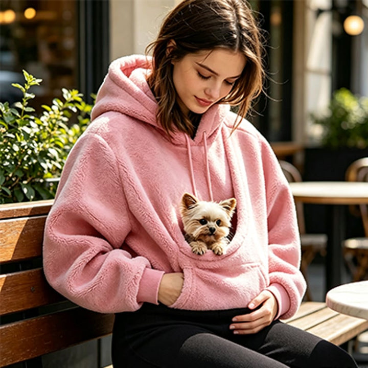 Rendall - Sudadera Con Capucha Y Manga Larga Con Bolsillo Para Mascotas