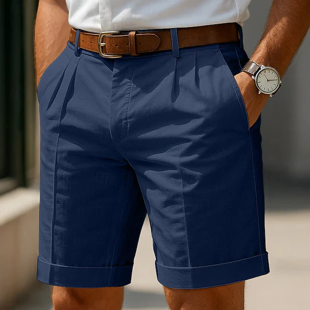 Lucca - Pantalones Cortos De Verano Plisados