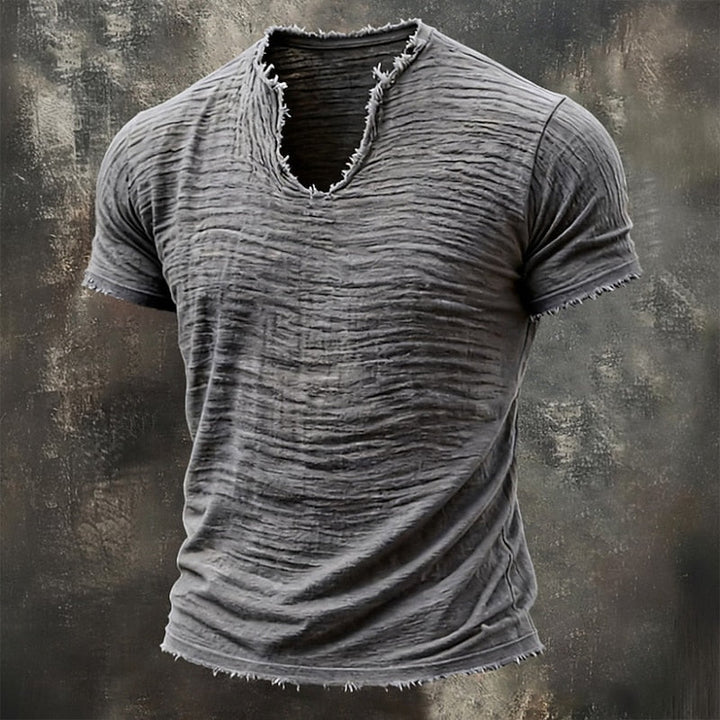 Pavel - Camiseta Vintage Con Cuello en V